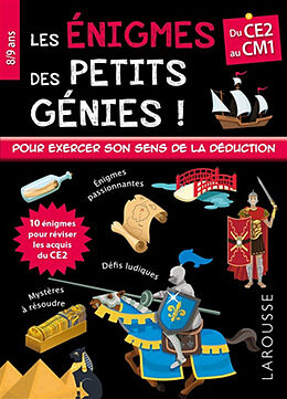 Broché Les énigmes des petits génies ! : du CE2 au CM1, 8-9 ans de Stéphanie Viards