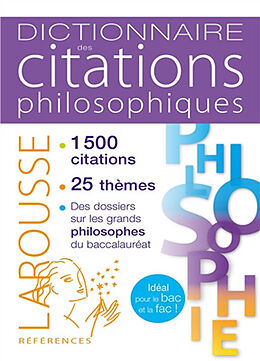 Broché Dictionnaire des citations philosophiques de 