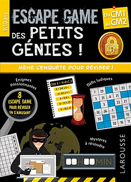 Broché Les escape game des petits génies ! : du CM1 au CM2, 9-10 ans de Valérie Monhard