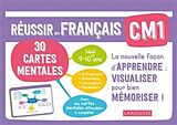 Broché Réussir en français CM1, 9-10 ans : 30 cartes mentales de 