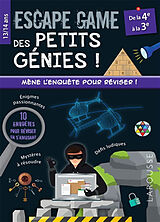 Broché Escape game des petits génies ! : de la 4e à la 3e, 13-14 ans de 