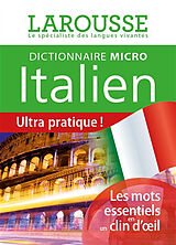 Broché Dictionnaire micro Larousse italien : francese-italiano, italiano-francese de 