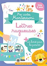 Broschiert Lettres rugueuses : mes cartes Montessori : dès 3 ans von 