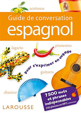 Broché Guide de conversation espagnol : 7.500 mots et phrases indispensables de 