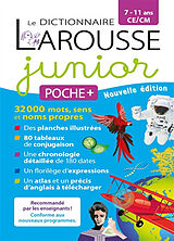 Broché Le dictionnaire Larousse junior poche +, 7-11 ans, CE-CM de 