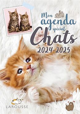 Broché Agenda scolaire chats 2024-2025 de 