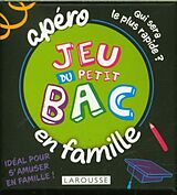 Coffret Apéro : jeu du petit bac en famille de 