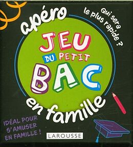 Coffret Apéro : jeu du petit bac en famille de 