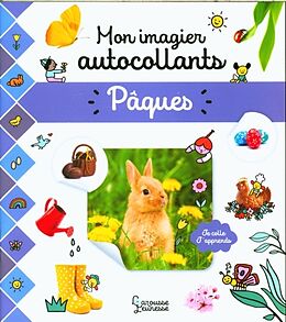 Broché Pâques : mon imagier autocollants de 