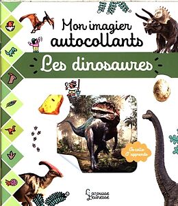 Broché Mon imagier autocollants : les dinosaures de 