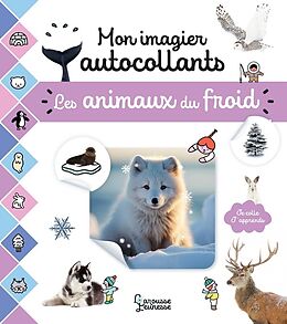 Broché Mon imagier autocollants : les animaux du froid de 