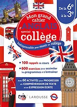 Broschiert Mon grand cahier d'anglais spécial collège : de la 6e à la 3e von Céline; Santini, Patrick Leclercq
