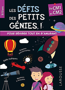 Broché Les défis des petits génies : du CM1 au CM2, 9-10 ans de Coline; Léglise, Rémy Creton