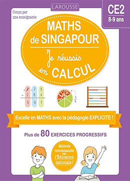 Broché Les ateliers maths de Singapour : je réussis en calculs, CE2 de 