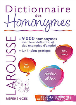 Broché Dictionnaire des homonymes de 