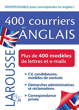 Broché 400 courriers en anglais de 