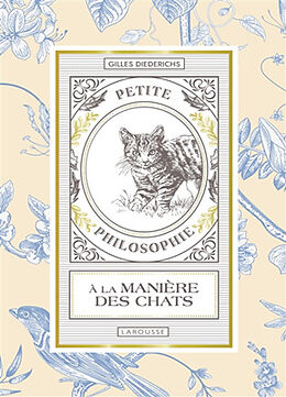 Broché Petite philosophie à la manière des chats de Gilles Diederichs