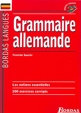 Broché Grammaire allemande de Francine Saucier