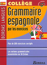 Broché Grammaire espagnole par les exercices : collège de Maïté Jégoux