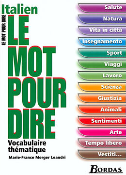 Broché Italien : vocabulaire thématique de Marie-France Merger Leandri