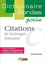 Broché Citations de la langue française de Jean Pruvost