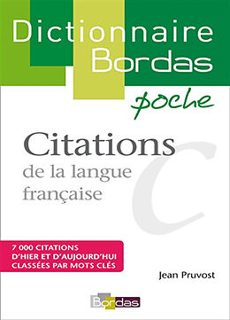 Broché Citations de la langue française de Jean Pruvost