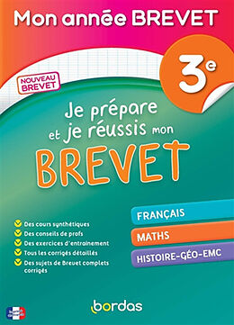 Broschiert Je prépare et je réussis mon brevet 3e : français, maths, histoire géo, EMC von Istace Marie