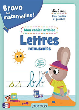 Broché Bravo les maternelles ! : lettres minuscules : mon cahier ardoise de Vanessa Vautier