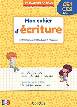 Broché Cahier d'écriture, CE1-CE2, 7-9 ans : entraînement méthodique à l'écriture de Marcel Guyonnet