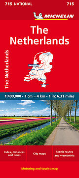 (Land)Karte Michelin Niederlande von 