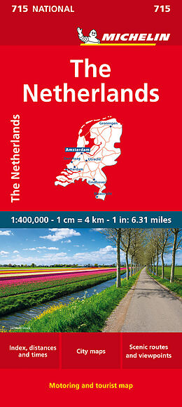 (Land)Karte Michelin Niederlande von 