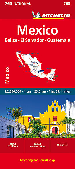 (Land)Karte Mexico / Mexique von 