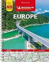 (Land)Karte Michelin Straßenatlas Europa mit Spiralbindung von COLLECTIF