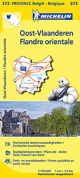 Carte (de géographie) Michelin Karte Oost-Vlaanderen. Flandre orientale de 