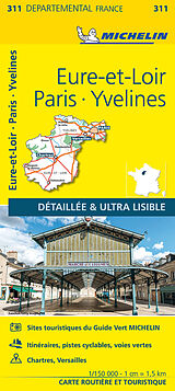 (Land)Karte Eure-et-Loir, Paris, Yvelines - Michelin Local Map 311 von Michelin