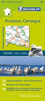 (Land)Karte Michelin Provence - Camargue von Carte zoom 113