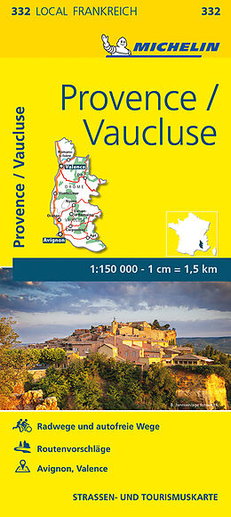 Carte (de géographie) Provence/Vaucluse de 
