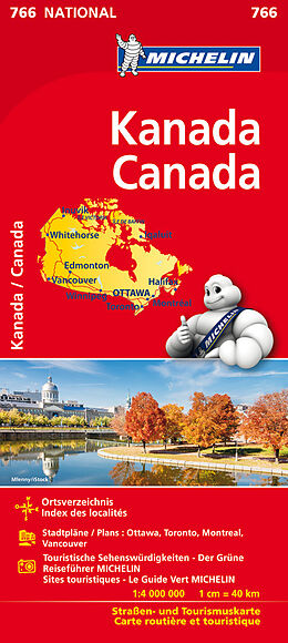 Carte (de géographie) Michelin Karte Kanada. Canada de 