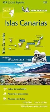 (Land)Karte Michelin Islas Canarias von Michelin