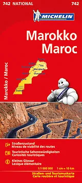 (Land)Karte Michelin Marokko von 