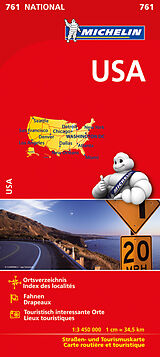 (Land)Karte Michelin USA von 
