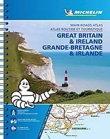 (Land)Karte Great Britain & Ireland Main Roads Atlas (A4-Spiral, English-French) 2025 von Michelin