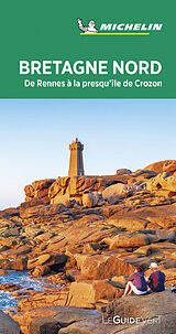 Couverture cartonnée Bretagne Nord de Guide vert français