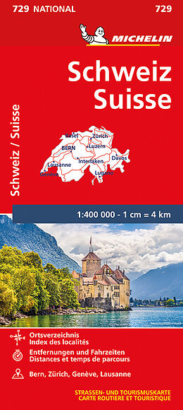 (Land)Karte Michelin Schweiz von 