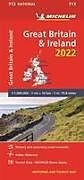 Carte (de géographie) Great Britain & Ireland 2022 - Michelin National Map 713 de 