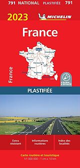 Carte (de géographie) Michelin Frankreich 2023 (plastifiziert) de NATIONAL