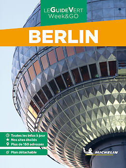 Livre Relié Michelin Le Guide Vert Berlin Week-End de Manufacture française des pneumatiques Michelin