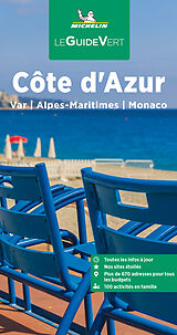 Couverture cartonnée Le Guide Vert Cote d'Azur, Monaco de Michelin