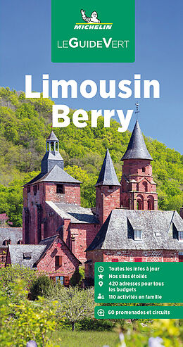 Livre Relié Michelin Le Guide Vert Berry Limousin de Manufacture française des pneumatiques Michelin