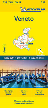 (Land)Karte Michelin Venetien von 